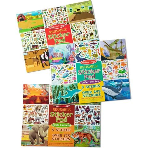Melissa & Doug Reusable Sticker Pads